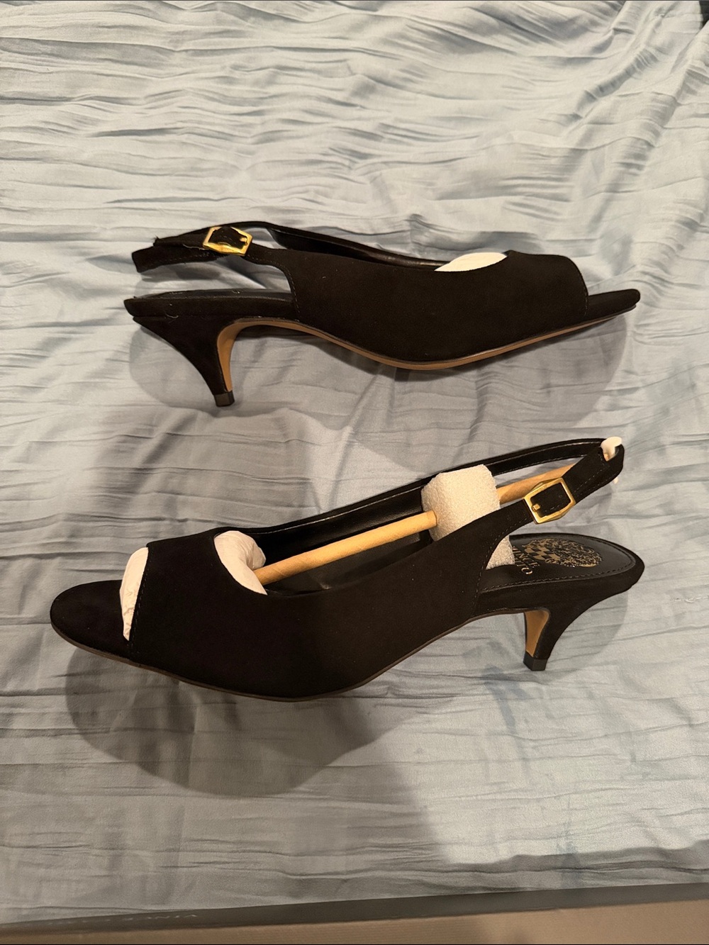 Vince Camuto Kitten Heel Slingback Pumps - Karleah